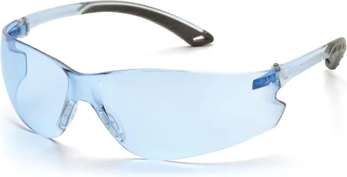 Vista 9 de Pyramex Itek - Gafas de seguridad con lentes ámbar, patillas ámbar
