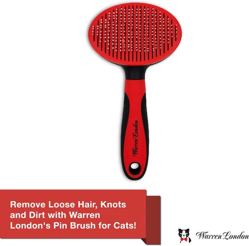 Vista 5 de Warren London Paquete de spray desenredante para gatos con cepillo de clavijas para cabello enmarañado Acondicionador sin enjuague para mascotas