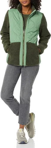 Vista 3 de Tienda Essentials Chaqueta de imitación de piel de oveja mixta para mujer
