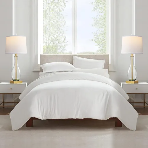 Vista 21 de Juego de 2 lámparas de mesa de cristal de 27 pulgadas con puertos USB, lámparas táctiles para mesita de noche 3-Way Dimmable,E26 Base, Bulbs