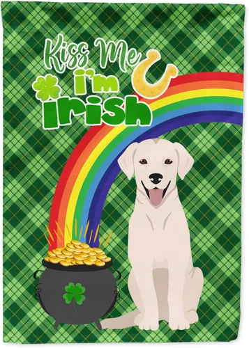 Vista 105 de Caroline's Treasures WDK4731GF - Bandera decorativa para jardín del día de San Patricio, color negro y tostado, Airedale Terrier, para jardín