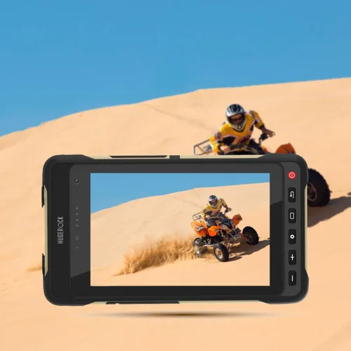 Vista 10 de HUGEROCK X70 Tablet Android resistente 7 pulgadas - 2600nits Tableta GPS de alto brillo para navegación de motocicleta, impermeable a prueba