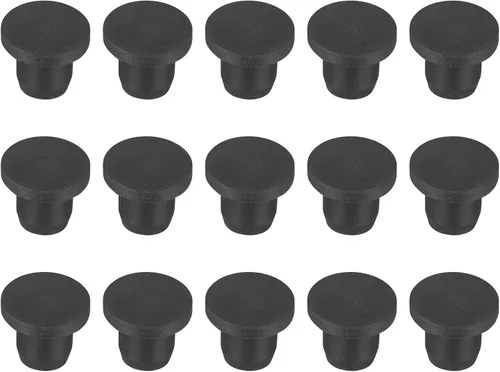 Vista 55 de MECCANIXITY - Tapones de silicona en forma de T (26mm, 1 pulgada de diámetro), color negro