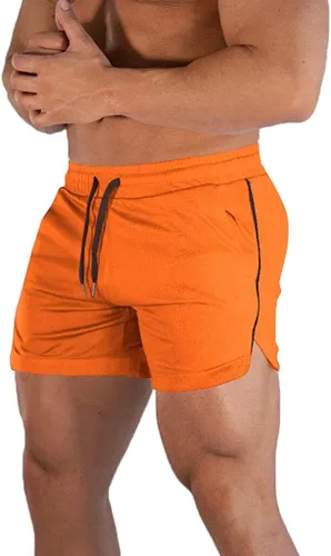 Vista 6 de EVERWORTH Pantalones cortos deportivos para hombre, pantalones cortos de entrenamiento para gimnasio, pantalones cortos casuales para correr