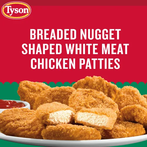 Vista 9 de Tyson - Nuggets de pechuga de pollo al horno, 25 onzas (congelados)
