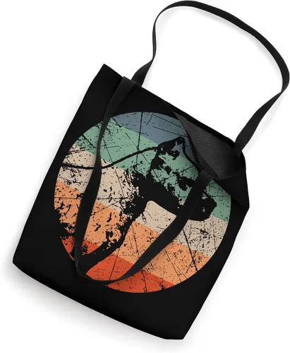Vista 2 de Silueta de perro retro - Bolso tote vintage Dogo Argentinos, Blanco