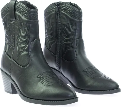 Vista 3 de SODA Picotee - Botas de tobillo cosidas para mujer