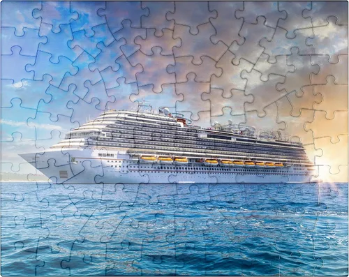 Vista 9 de MyPuzzle Cruise Ship in The Caribbean - Rompecabezas prémium de 1000 piezas para adultos