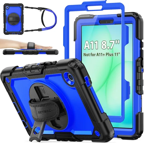 Vista 30 de SEYMAC stock Funda para Samsung Galaxy Tab A8 de 10.5 pulgadas, funda de protección contra caídas de cuerpo completo con protector de pantalla