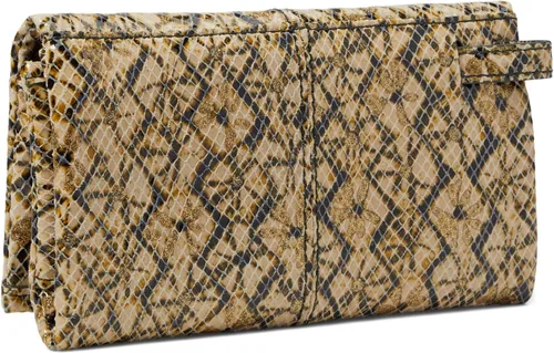 Vista 2 de HOBO Keen - Cartera triple para mujer, forro de poliéster con cierre de botón a presión, práctica y elegante cartera compacta, Twinkle Print, Keen