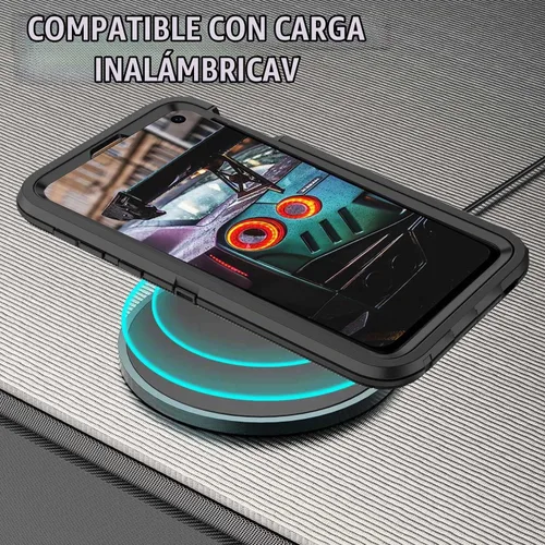Vista 5 de Funda para Galaxy S10e, a prueba de golpes, a prueba de caídas, a prueba de polvo, protección de cuerpo completo de 3 capas, funda rígida de alto