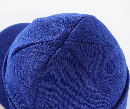 Vista 51 de Home Prefer - Gorro de invierno para hombre con visera, cálida y doble punto.