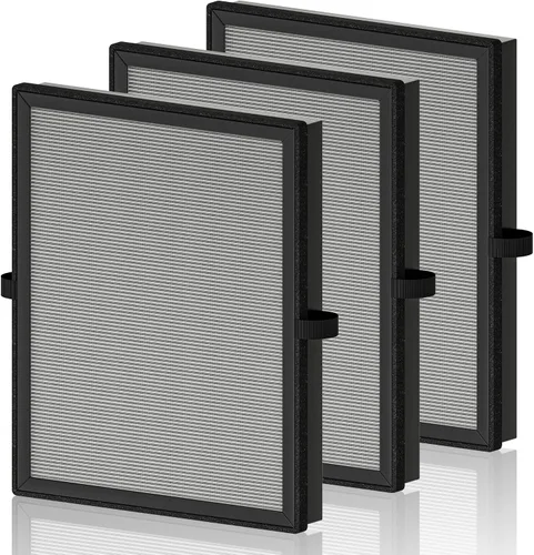 Vista 20 de MK04 Filtro de aire de repuesto para purificador de aire Aroeve MK04 MG04JH, filtro H13 True HEPA de 4 en 1 de carbón activado de alta eficiencia