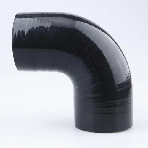 Vista 43 de AC PERFORMANCE ID 1.1" (28mm), Acoplador de codo de 90 grados, longitud de la pierna 3.5" (90mm), grosor de la pared 0.18" (4.5mm), 3 capas