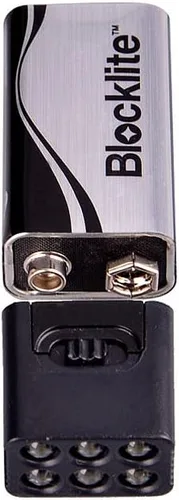 Vista 6 de Lixada Linterna LED mini linterna luz incluyendo 9 voltios batería linterna antorcha linterna
