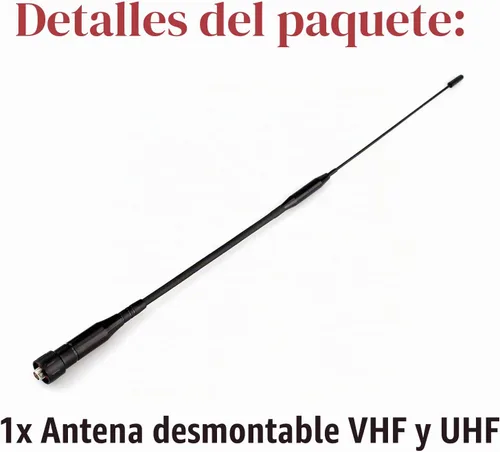 Vista 11 de Retevis Antena de látigo de doble banda, antena desmontable SMA hembra de 14.2 pulgadas, para Retevis RT29 RT86 HD1 HD2, compatible con Baofeng