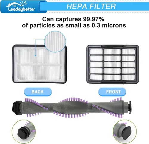 Vista 5 de Leadaybetter Filtro de rollo de cepillo de repuesto para Shark Navigator Lift Away NV350 NV351 NV352 NV356E S2 NV360 NV355 NV356 NV357 NV358