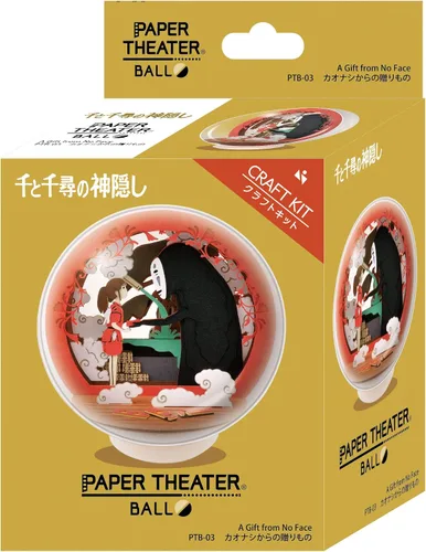 Vista 4 de Ensky - Spirited Away - Un regalo de ninguna cara, artesanía de pelota de teatro de papel