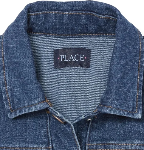 Vista 2 de The Children's Place Chaqueta vaquera básica para niñas