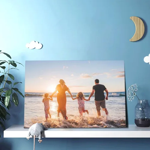 Vista 6 de Impresión en lienzo personalizada, impresiones en lienzo personalizadas con tus fotos en arte de pared personalizado para sala de estar, dormitorio