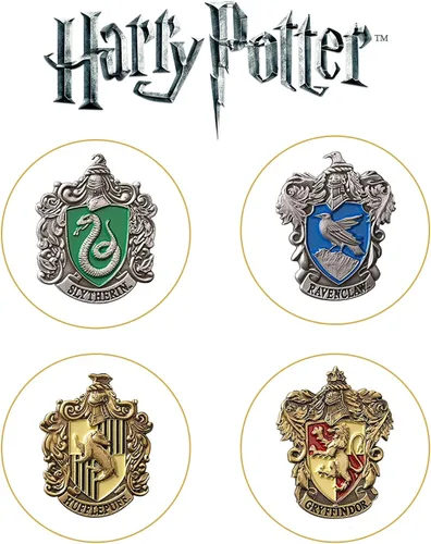 Vista 4 de Set de prendedores con los escudos de las casas de Harry Potter