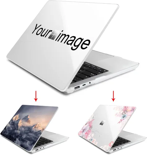 Vista 4 de Batianda Funda personalizable para portátil Microsoft Surface 5 4/3 de 13,5 pulgadas con reposamanos Alcantara modelo 1950/1867, carcasa rígida