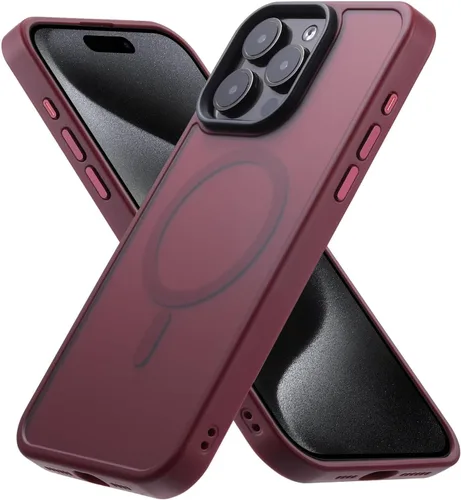 Vista 71 de Funda magnética diseñada para iPhone 11, [probada contra caídas de grado militar] [compatible con MagSafe] Funda protectora delgada translúcida mate