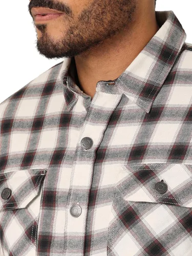 Vista 3 de Wrangler Authentics Men's Long Sleeve Sherpa Lined Shirt Jacket