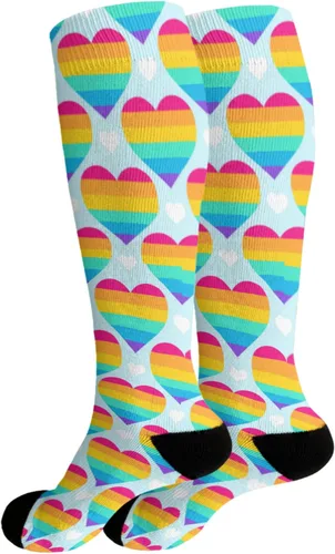 Vista 2 de devor Boot Socks for Women Tube Women's Socks Long Football Socks Fashion rainbow lesbian gay Prides bi Prides Socks
