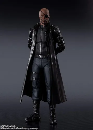 Vista 3 de Bandai sh figuarts Nick Fury Los Vengadores