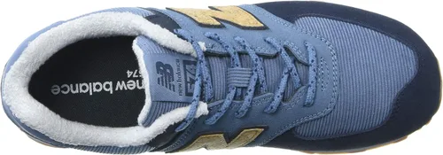 Vista 5 de New Balance Tenis de gamuza de invierno 574 V1 para niños