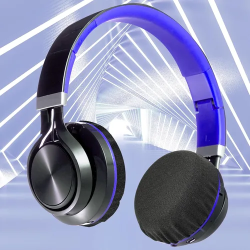 Vista 5 de Almohadillas para auriculares, PChero 2 pares de almohadillas para auriculares lavables y elásticas, protectores para auriculares, cubierta