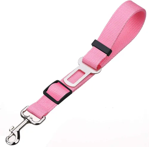 Vista 4 de Elisel Elisel - Paquete de 2 cinturones de seguridad de automóvil para mascotas, perros y gatos, longitud ajustable, accesorios para mascotas