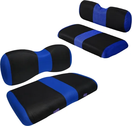 Vista 26 de Fundas de asiento delantero y trasero para carrito de golf para Yamaha G2 G8 G9 G11 G14 G16 G19 G20 G21 G22, tela de poliéster duradera, fundas