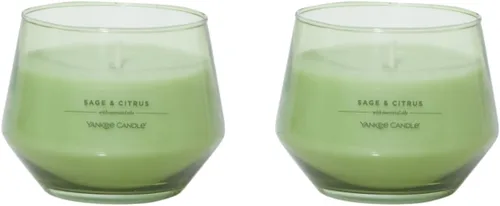 Vista 19 de Yankee Candle Vela de estudio con aceites esenciales, noche de verano, 10 onzas (paquete de 2)