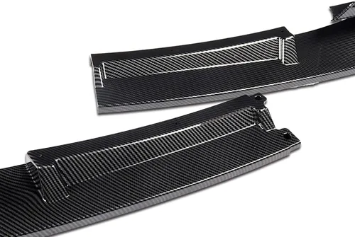 Vista 2 de 2 piezas de borde de parachoques delantero compatible con BMW Serie 3 2012-2018 F30/F35 (M-Tech/M-Sport solamente), alerón de parachoques delantero