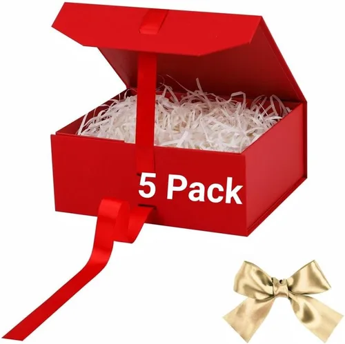Vista 61 de GoooodGift Caja de regalo grande azul, 1 paquete de 13.5 x 11 x 5.3 pulgadas, caja de regalo de lujo para regalos con tapa de cierre magnético