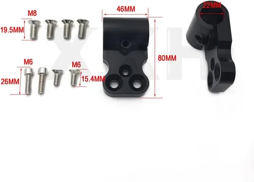 Vista 2 de SMT - Juego de placa adaptadora y manillar con clip compatible con MT-07 FZ-07 2014-2017 Azul [B07FPXBX33]
