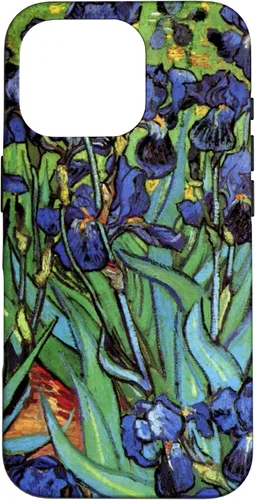 Vista 20 de Irises by Vincent Van Gogh, Flowers in a Garden - Carcasa para iPhone 17