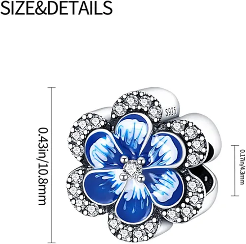 Vista 3 de Parmuz 925 Sterling Silver Charm For Bracelet Butterfly Love Heart Evil eye Cross Christmas Gift Charms for woman Dangle Pendants Beads Jewelry Gift