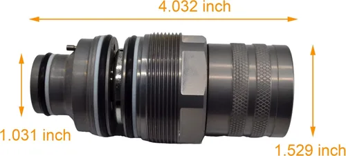 Vista 5 de 6680018 V0511-77150 Acoplador hidráulico femenino compatible con Kubota SVL75 Bobcat 753 763 773 S130 S150 S160 S175 S185 S205 S220 S250 S33 32 S3