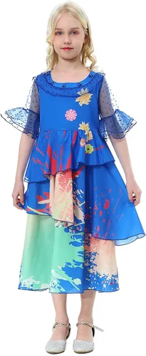 Vista 6 de ToBunm Isabela Costume for Girls Dress Outfit Cosplay Princess Tutu Dress Up for Halloween