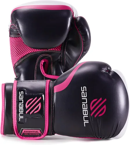Vista 19 de Sanabul Guantes de boxeo de gel esenciales para hombres y mujeres, Kickboxing MMA, guantes de Muay Thai y bolsa pesada para entrenamiento de boxeo