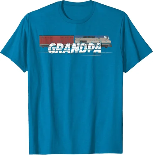 Vista 13 de RC Model Train Shirt Grandpa Train Boxcar HO Scale T-Shirt Negro