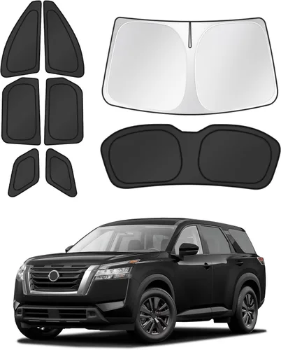 Vista 65 de Canvcle Parasol para parabrisas para Tesla modelo Y/3 2017-2025 2026 (compatible con modelos 2025 Y Juniper/2024 Modelo 3 Highland), parasol grueso