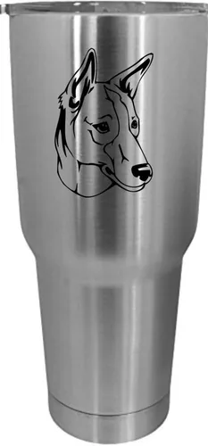 Vista 85 de Cairn Terrier - Vaso grabado con temática de perro, 30 onzas