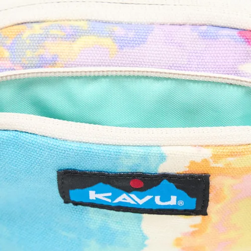 Vista 4 de KAVU Go Time Cartera Cruzada Plegable Bi-Fold con Correa de Cuerda Teñido anudado de playa