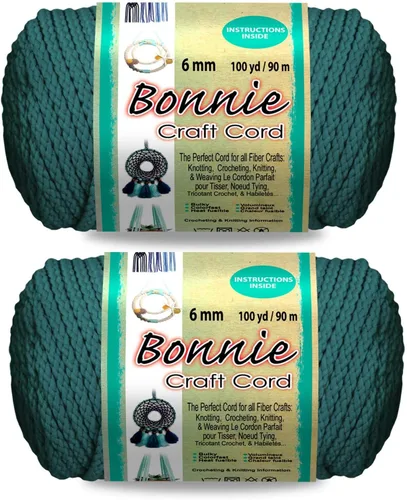Vista 37 de Pepperell Bonnie - Cordón de macramé trenzado 6 mm x 91.4 m Almendra (Paquete de 2) Cordón de polipropileno retorcido para manualidades DIY