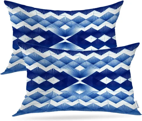 Vista 91 de Batmerry Fundas de almohada de bosque de arce otoñal, casas de sillas de madera, hojas amarillas, fundas de almohada decorativas, impresión digital