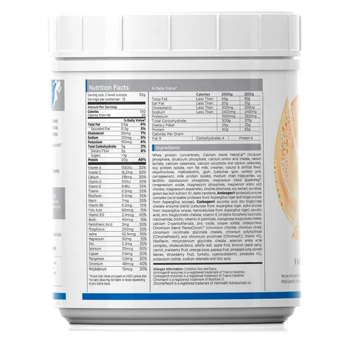 Vista 6 de WellnessPro Batido de reemplazo de comidas Balanced Nutrition para hombre, fórmula específica en polvo para hombres, 15 porciones, sabor vainilla